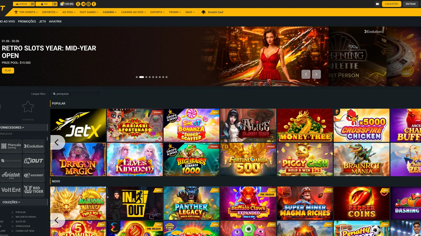 Melbet: casa de aposta chinesa veterana com melhor cobertura de eSports Melbet cassino com torneio Retro Slots Year e jogos populares JetX, Mariachi Afortunado, Money Tree e Crossfire Chicken — plataforma chinesa veterana desde 2012.